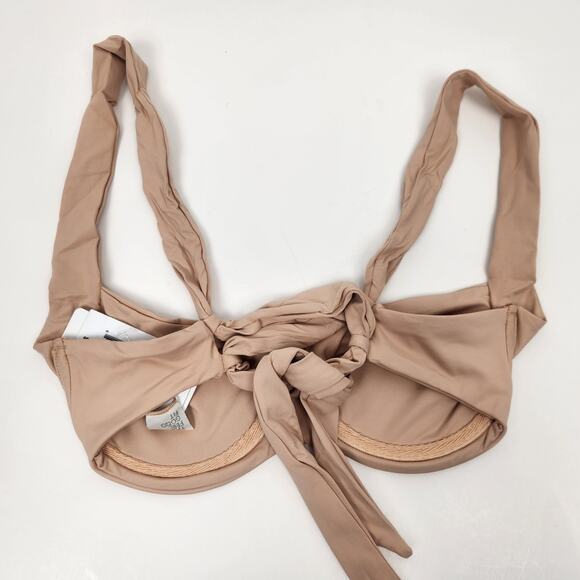 L*Space Camellia Bikini Top in Light Brown Size Small Underwire NWT - Picture 2 of 4